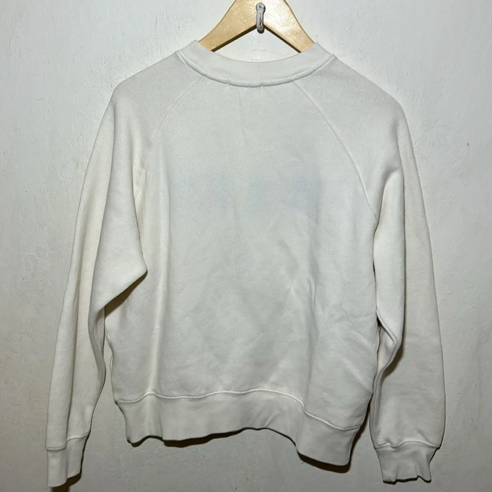 Z Supply Vacation Sweatshirt In Cream Size Small NWT - Picture 3 of 7